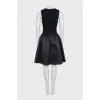 Black dress with a full skirt