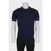 Men's T-shirt with contrast piping
