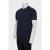 Men's T-shirt with contrast piping
