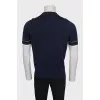 Men's T-shirt with contrast piping