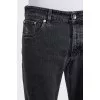 Чоловічі чорні джинси straight fit