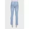 Men's light blue skinny fit jeans