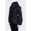 Fitted down jacket with buttons