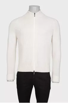 Men's merino wool cardigan