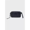 The Snapshot black leather bag