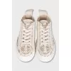 Beige Lauren sneakers