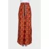Wylie wide-leg silk pants
