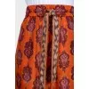 Wylie wide-leg silk pants