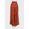 Wylie wide-leg silk pants