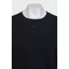 Men's black sweatshirt with a signature print