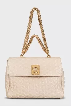 Beige shoulder bag