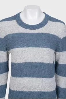 Striped jumper in blue