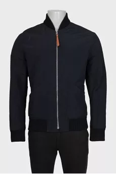 Men's bomber jacket with a print on the back