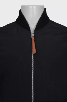 Men's bomber jacket with a print on the back