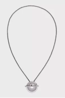 Happy Diamonds White Gold Pendant with Diamonds