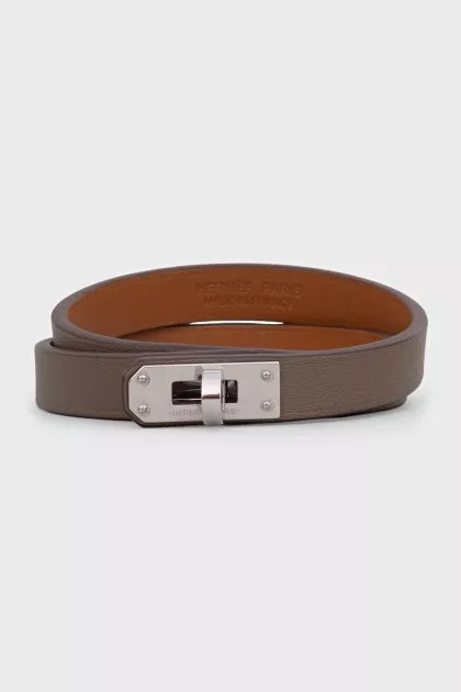 Mini Kelly Double Tour Bracelet in Swift