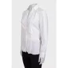 White fitted shirt
