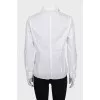 White fitted shirt