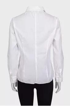 White fitted shirt