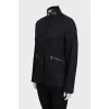 Fitted jacket with zip pockets