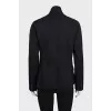 Fitted jacket with zip pockets