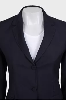 Fitted jacket with buttons
