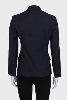 Fitted jacket with buttons