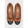 Black toe tanette shoes
