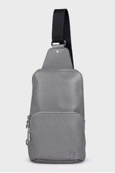 Men's gray Avenue bag