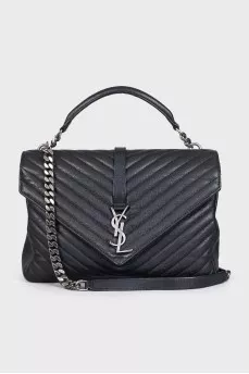 Black College Shoulder Bag