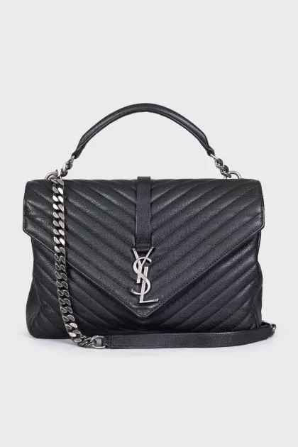 Black College Shoulder Bag