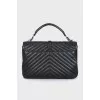 Black College Shoulder Bag