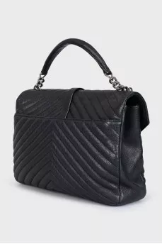 Black College Shoulder Bag