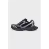 Men's black sneakers 3XL