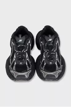 Men's black sneakers 3XL