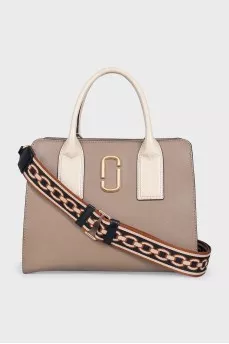 Beige Big Shot bag