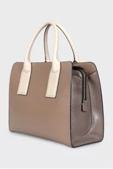 Beige Big Shot bag