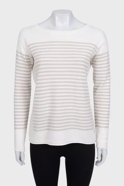 Striped cashmere jumper