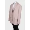 Oversized pink jacket
