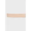 Beige universal belt with rhinestones