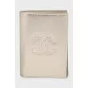 Gold-tone wallet with signature embossing