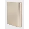 Gold-tone wallet with signature embossing