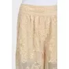 Luna Lace Tapered Trousers