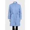 Blue wool coat