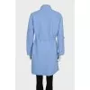 Blue wool coat