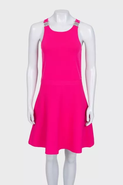 Fitted pink dress