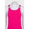 Fitted pink dress