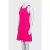 Fitted pink dress