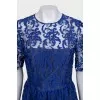 Blue lace dress