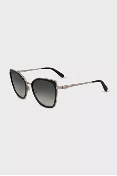 Sunglasses with black inserts